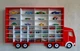 Полка Грузовик для машинок "Микс" красная для 32 Hot Wheels и 12 kinsmart (mix-v-m-red2) - изображение 2