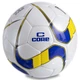 Мяч футбольный ламинированный Core №5 DIAMOND 024 White-Blue-Yellow - изображение 1