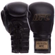Перчатки боксерские кожаные на шнуровке UFC PRO Prem Lace Up Black (размер 16oz, черный) (UHK-75046) - изображение 1