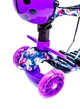 Самокат із сидінням та батьківською ручкою Scooter 5 в 1 з малюнком "Орхідея" - зображення 3
