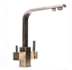 Кран на кухню двойной излив GLOBUS LUX GLLR-0111-9-BRONZE бронзовый латунь 000019252 - изображение 1