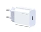 Сетевое зарядное устройство Grand-X (1xUSB-C 20W) QC4.0, PD 3.0, FCP, AFC White (CH-770) - изображение 1