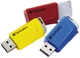 Флеш пам'ять Verbatim Store’n’Click 3Х USB 3.2 16 GB Red/Blue/Yellow (23942493068) - зображення 1