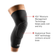 Компрессионный Наколенник с Защитой(пара) McDavid Extended Compression Leg Sleeve with Hexpad(6446(White)) L Білий - изображение 5