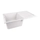 Кухонная мойка Lidz 790x495/230 WHI-01 (LIDZWHI01790495230) - изображение 4
