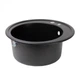 Мойка для кухни LIDZ гранитная D510/200 505x505мм круглая врезная с сифоном черная LIDZBLM14D510200 - изображение 4