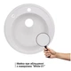Кухонная мойка Lidz D510/200 WHI-01 (LIDZWHI01D510200) - изображение 3