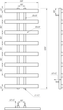 Сушка для рушників Symmetry Водяний 1200x50 - зображення 4