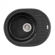 Кухонна мийка Lidz 620x500/200 GRF-13 графіт з штучного каменю (LIDZGRF13620500200) - зображення 1