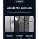 Защитная накладка для автомобильных дверей Baseus Streamlined Car Door Bumper CRFZT_01 (Черные, 4шт) - изображение 2