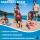Детская X/S Панорамная Снорклинг Маска (3-10лет) Полнолицевая FB KidsStyle для плавания в море, ныряния под воду с трубкой Плавательные Подводные Очки для снорклинга - мономаска на все лицо с защитным клапаном Blue - изображение 8