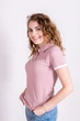 Футболка поло женская TvoePolo однотонная XXL Пудровое (5717-20xxl) - изображение 3