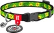 Нашийник для собак нейлоновий Collar WAUCAT Nylon з QR-паспортом, малюнок "Авокадо", пластиковий фастекс, XS, Ш 10 мм, Д 20-30 см (5280) - зображення 1