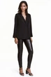 Легінси H&M Ж1058049 (04107784) колір чорний M - зображення 3