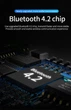 Гарнитура Bluetooth Kebidu V19 Silver - изображение 2