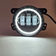 Дополнительные светодиодные Led фары на авто 15W линза с ДХО и поворотом D=100мм круглые - изображение 6