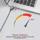 Кабель Promate PentaPower USB-C/USB-А to USB-C/microUSB/Lightning 1.2 м Grey (pentapower.grey) - зображення 3