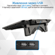 Підставка для охолодження ноутбука Promate AirBase-1 Black (airbase-1.black) - зображення 6
