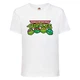 Футболка детская Черепашки Ниндзя 0025 (Ninja Turtles) белая (NTS wh 0025) 128 см - изображение 1
