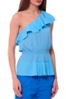 Топ PINKO 40 Голубой (1B10B1 4926 E60-40) - изображение 3