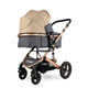 Універсальна коляска трансформер 2в1 Ninos Brava New, Beige - изображение 4