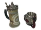 Подарочный набор Готика Кружка Game Of Thrones House Stark Игра Престолов Дом Старков и Fire And Blood Targaryen 3D 650/400 мл - изображение 2