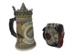 Подарочный набор Готика Кружка Game Of Thrones House Stark Игра Престолов Дом Старков и Fire And Blood Targaryen 3D 650/400 мл - изображение 4