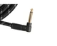 Кабель инструментальный Fender CABLE DELUXE SERIES 10' ANGLED BLACK TWEED - изображение 3