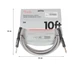 Кабель инструментальный Fender CABLE PROFESSIONAL SERIES 10' WHITE TWEED - изображение 3