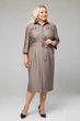 Платье "Никита" (бледно-коричневый) 50 (XL) - изображение 1