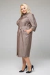 Платье "Никита" (бледно-коричневый) 50 (XL) - изображение 2