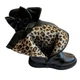 Демисезонные сапоги Fashion shoes для девочки размер 26 Черные 11745 - изображение 4