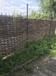 Паркан з ліщини (тин) 180х90 мм. 4 стойки. - зображення 1
