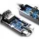 Автомобильное зарядное устройство Разветвитель на 4 USB-выхода Baseus Enjoy Together Dark Grey (5.5A) с защитой от перегрузки - изображение 4
