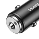 Автомобільний зарядний пристрій Baseus Small Screw Dual-USB Quick Charge Car Charger 36W Швидка зарядка QC 3.0 Чорний - зображення 10