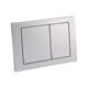 Комплект: Qtap Nest ST Інсталяція для унітазу 4 в 1 (Клавіша змиву 150x220x13 мм, Satin, квадратна) - изображение 7