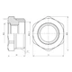 Футорка SD Forte 1"х1/2" НВ SF3742515 - изображение 2