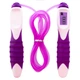 Скакалка со счетчиком и PVC жгутом SP-JPL Pro (l-2,8м, d-5мм, фиолетовый) (JPL-1233) - изображение 1