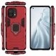 Чехол Fiji Ring для Xiaomi Mi 11 бронированный бампер с кольцом красный - изображение 3