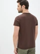 Мужская Футболка хлопковая длинная Airboss Star wings 2XL Brown (2000000001555_A) - изображение 2