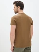 Мужская Футболка хлопковая длинная Airboss USA XL Brown (2000000001692) - изображение 2
