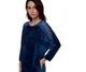 6072 azure Сукня велюр Anabel Arto 46 - изображение 5
