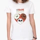 Футболка жіноча Вся правда про ведмедів (We Bare Bears) (8976-2669) M Біла - зображення 2