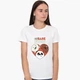 Футболка жіноча Вся правда про ведмедів (We Bare Bears) (8976-2669) M Біла - зображення 3