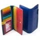 Женский кожаный кошелек Rainbow DR. BOND WRN-22 blue - изображение 3