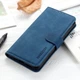 Чехол-книжка KHAZNEH Retro Wallet для Xiaomi Poco F3 / Redmi K40 / Redmi K40 Pro / Mi 11i - Blue - изображение 4
