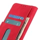 Чохол-книжка з застібкою KHAZNEH Retro Wallet для Xiaomi Redmi Note 10 Pro - Red - зображення 5
