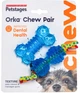 Іграшка для собак Petstages Orka Chew Pair Blu SM Орка кісточка та гантель міні Блакитна (pt234) - зображення 3