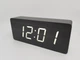 Настільний годинник - будильник Alarm Clock VST-865 електронні з температурою 21см Чорно-білі (100009) - зображення 1