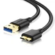 Кабель MicroUSB 3.0 DATA Cable Ugreen для корпусов SSD HDD до 4ТБ 0.5 метра - изображение 1